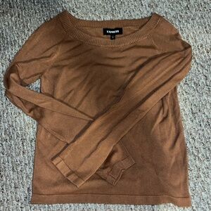 Express Brown Crewneck